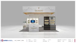 20x20 Island booth design by Exhibit-Rentals